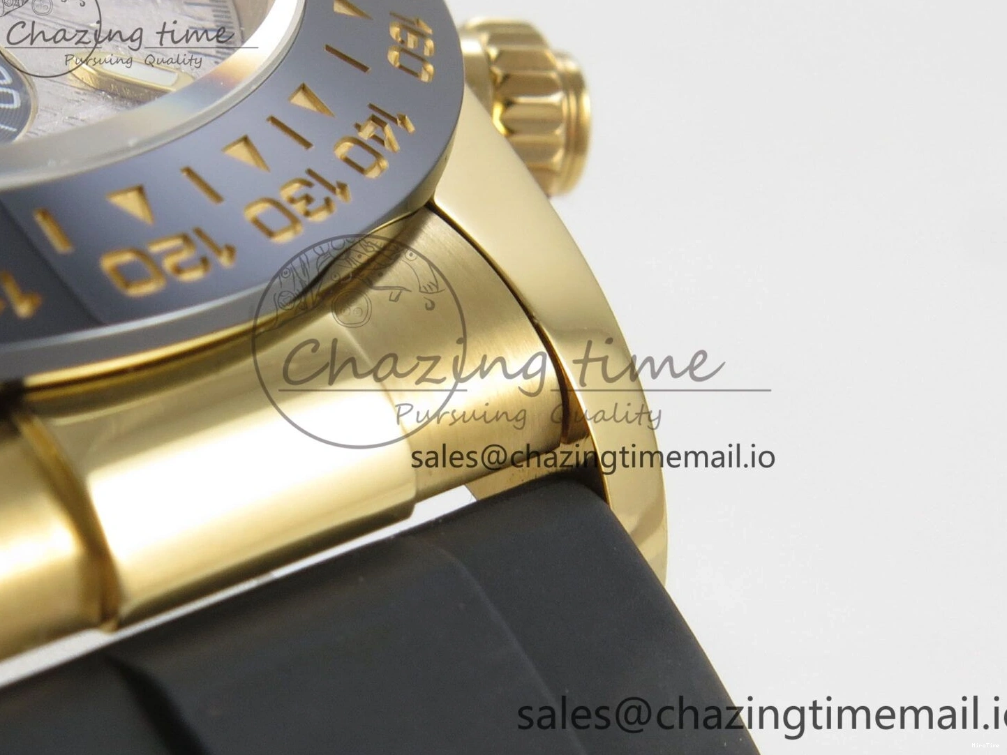 MiroTime 0502 Daytona 116508 YG 3CF 1:1 Best Edition Black Bezel Meteorite Dial on Oysterflex Strap SH4130 V2(Mod Version) Effortless 119